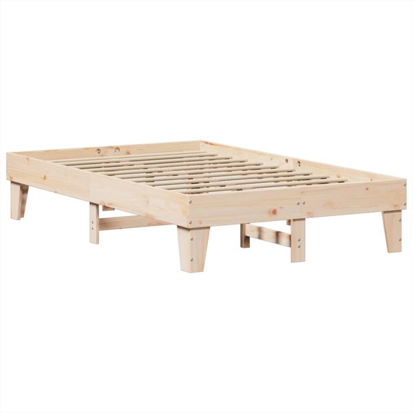 vidaXL Cadre de lit sans matelas 120x190 cm bois de pin massif