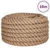vidaXL Corde de jute 10 m de long 60 mm d'&eacute;paisseur