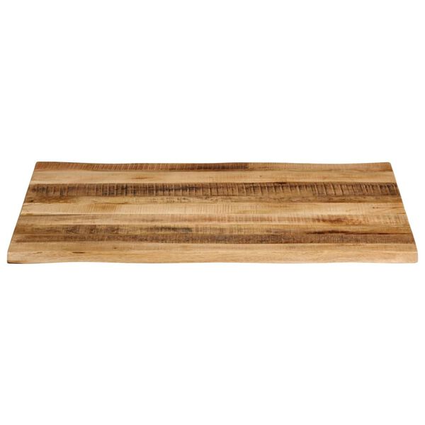 vidaXL Dessus de table bord vivant 90x80x3,8 cm bois de manguier brut