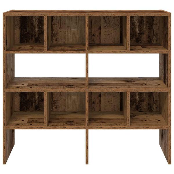 vidaXL &Eacute;tag&egrave;res &agrave; chaussures empilables 2 pcs vieux bois 89,5x30x40 cm