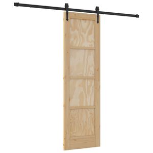 vidaXL Porte coulissante ORKDAL 61 x 198,5 cm Bois de pin massif