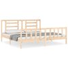 vidaXL Cadre de lit sans matelas bois massif de pin