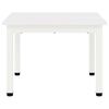 vidaXL Table basse Blanc 50 x 50 x 36 cm Bois de pin massif