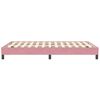 vidaXL Cadre de lit sans matelas rose 120x210 cm velours