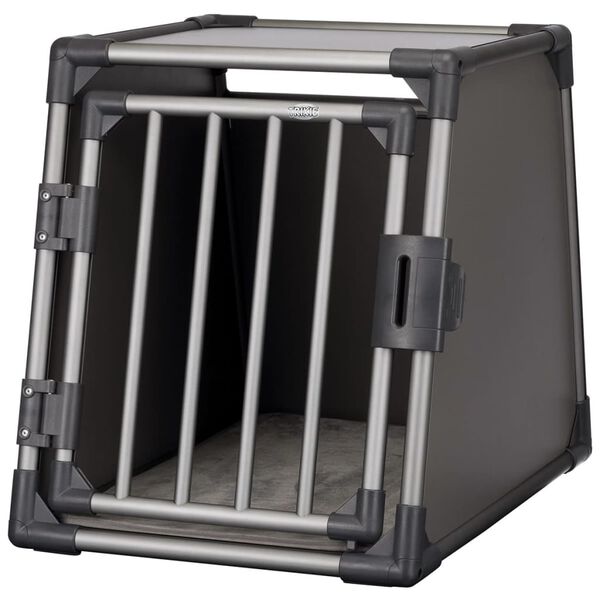 TRIXIE Cage de transport inclin&eacute;e pour chiens M Alu graphite 39336
