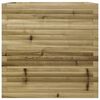 vidaXL Jardini&egrave;re 70x70x68,5 cm bois de pin impr&eacute;gn&eacute;