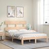 vidaXL Cadre de lit sans matelas 120x200 cm bois de pin massif