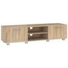 vidaXL Meuble TV Chêne sonoma 140x40x35 cm Bois d'ingénierie