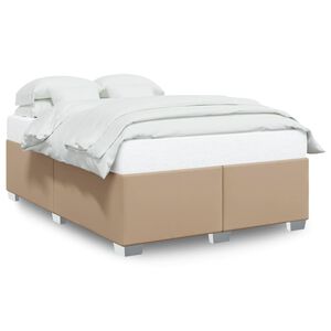 VidaXL Cadre de lit sans matelas cappuccino 140x200 cm similicuir