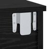 vidaXL Table de chevet Ch&ecirc;ne noir 40 x 31 x 15 cm Bois d'ing&eacute;nierie