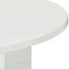 vidaXL Table d'appoint Blanc brillant 29,6 x 29,6 x 60 cm