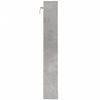 vidaXL Armoire &agrave; vitrine gris b&eacute;ton 100x8,5x58 cm bois d'ing&eacute;nierie