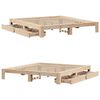vidaXL Cadre de lit sans matelas 180x200 cm bois massif de pin