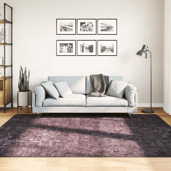 vidaXL Tapis lavable 160x230 cm anthracite