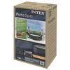 INTEX Housse de spa Gris fonc&eacute; 180 x 180 cm PVC et PU