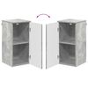vidaXL Cabinet de salle de bain Gris b&eacute;ton 30 x 31,5 x 61 cm