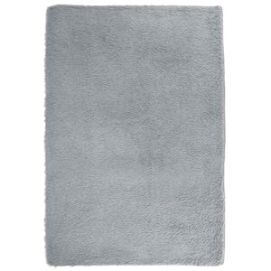 vidaXL Tapis shaggy &agrave; poils longs NAVARRA gris clair 120x170 cm