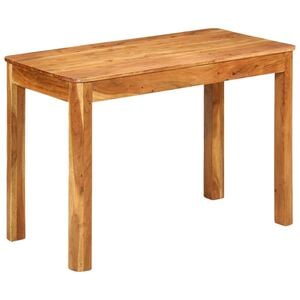 vidaXL Table &agrave; manger 110x55x76 cm bois d'acacia massif