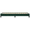 vidaXL Cadre de lit sans matelas vert foncé 80x200 cm velours