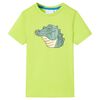 T-shirt pour enfants vert citron 128