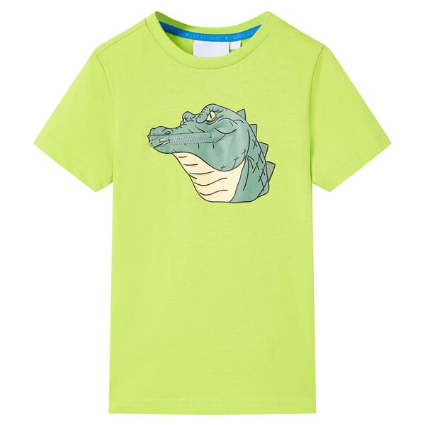 T-shirt pour enfants vert citron 128