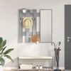 vidaXL Porte-manteau mural Montage mural Gris Sonoma 100 x 10 x 100 cm