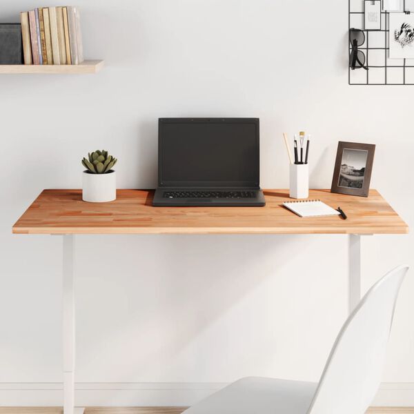 vidaXL Dessus de table 100x60x1,5cm rectangulaire bois massif de hêtre