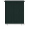 vidaXL Store roulant d'ext&eacute;rieur 125 (l) x 140 (H) cm vert fonc&eacute; HDPE