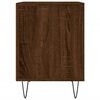 vidaXL Table de chevet chêne marron 40x35x50 cm bois d’ingénierie
