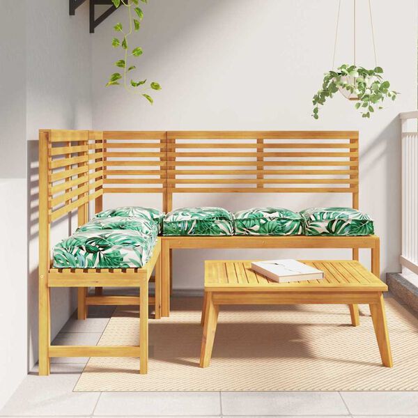 vidaXL Coussin Feuille 6 pcs Motif feuille 40 x 40 x 8 cm Tissu Oxford