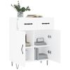 vidaXL Buffet blanc 69,5x34x90 cm bois d'ing&eacute;nierie