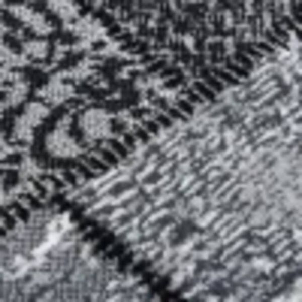 vidaXL Tapis BCF Gris avec motif de blocs 60x400 cm