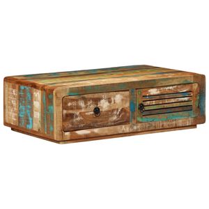 vidaXL Table basse 89x55x29 cm bois de r&eacute;cup&eacute;ration massif