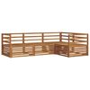 vidaXL Ensemble de canap&eacute;s d'ext&eacute;rieur 4 pcs Naturel