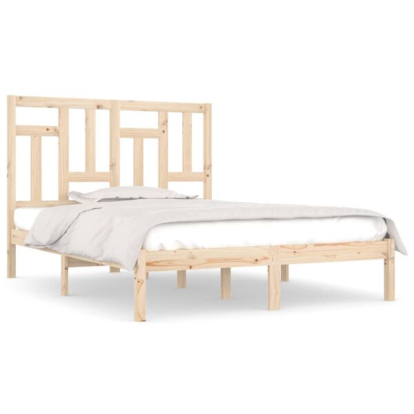 vidaXL Cadre de lit sans matelas 140x200 cm bois massif de pin