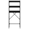 vidaXL &Eacute;tag&egrave;re pour machine &agrave; laver Ch&ecirc;ne noir 67 x 25 x 163 cm