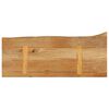 vidaXL Dessus de table à bord vivant 80x20x2,5 cm bois massif manguier