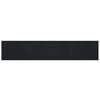 vidaXL Tapis rectangulaire noir 80x400 cm bambou
