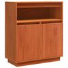 vidaXL Buffet Brun cire 70 x 34 x 80 cm Pin massif