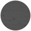 vidaXL Table basse Gris &Oslash; 45x40 cm Bois massif de pin
