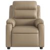 vidaXL Fauteuil de massage inclinable &eacute;lectrique cappuccino similicuir