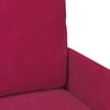 vidaXL Canap&eacute;s avec coussin 110cm Bordeaux Contreplaqu&eacute;