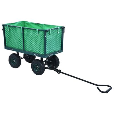 vidaXL Chariot à main de jardin Vert 350 kg