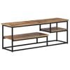 vidaXL Meuble TV 110x30x39 cm teck massif récupéré