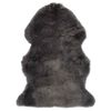vidaXL Tapis en peau de mouton 60 x 90 cm Gris clair