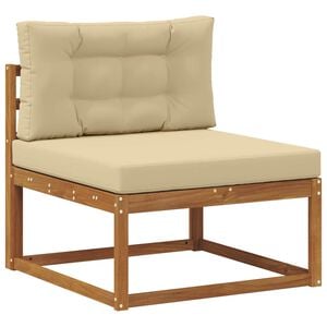 vidaXL Sofa de milieu ext&eacute;rieur Naturel