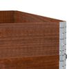 vidaXL Colliers de palette 3 pcs marron 100x100 cm bois de pin solide