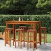 vidaXL Ensemble de bar de jardin 7 pcs bois d'acacia solide