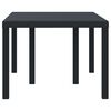 vidaXL Table de jardin pour repas Anthracite 150 x 100 x 73 cm