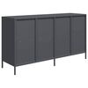 vidaXL Buffet anthracite 135x39x73,5 cm acier lamin&eacute; &agrave; froid